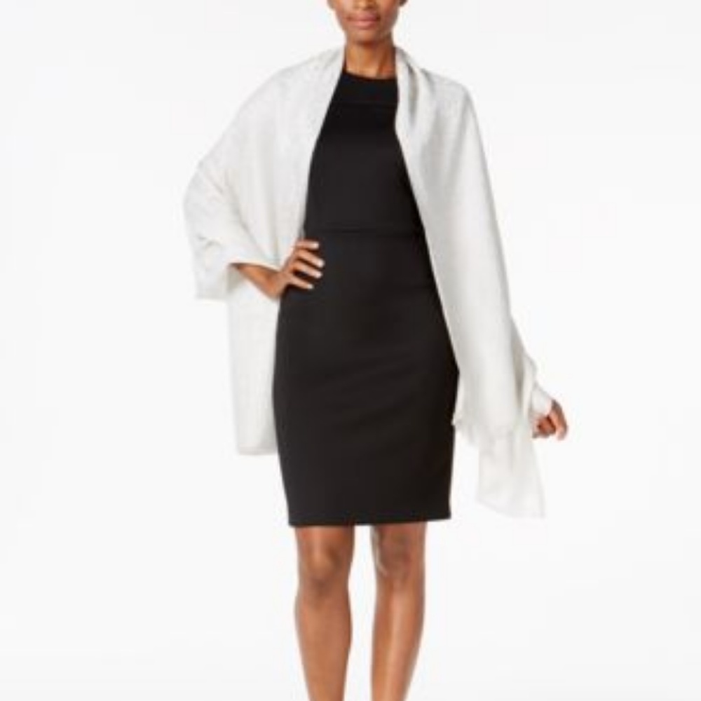 INC Brocade Jacquard Wrap With Tag